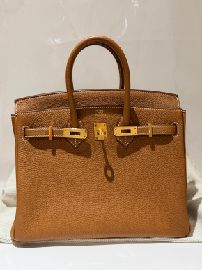 Hermes Gold Togo Birkin 25 8