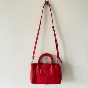 Tod's Red Calfskin Leather Bag 9