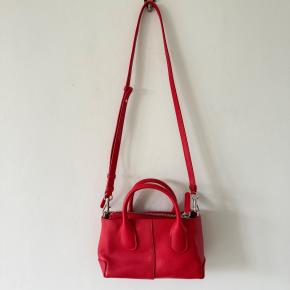 Tod's Red Calfskin Leather Bag 10