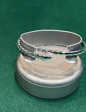 Bvlgari Serpenti Viper Bracelet in 18k white gold 19cm 6