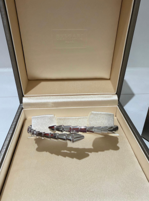 Bvlgari Serpenti Viper Bracelet in 18k white gold 19cm 5