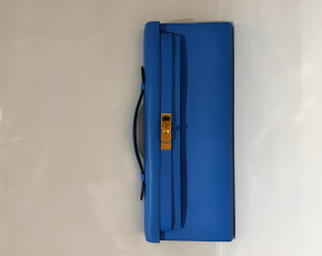 Hermes Bleu France Kelly Cut Clutch 2
