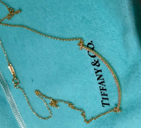 Tiffany Rose Gold And Diamond Necklace 3