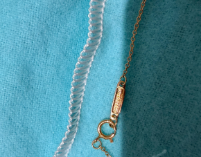 Tiffany Rose Gold And Diamond Necklace 4