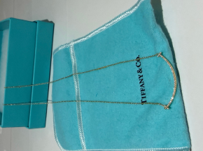 Tiffany Rose Gold And Diamond Necklace 6