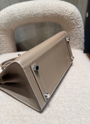 Hermes Birkin 25 Etoupe Epsom Sellier PHW 2