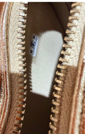 Chanel Gold Quilted Heart Bag 5