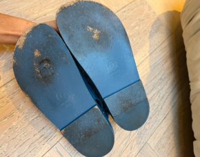 Chanel Blue  Denim Dad Sandals 4