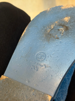 Chanel Blue  Denim Dad Sandals 8