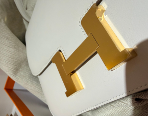 Hermes Craie Evercolour Leather Constance 18 with Rose Gold Hardware 5