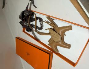 Hermes Gold Pegasus Rodeo touch Alligator Charm 3