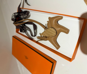 Hermes Gold Pegasus Rodeo touch Alligator Charm 4