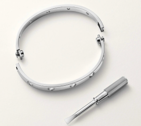 Cartier White Gold 10 Diamond love Bracelet 16 4