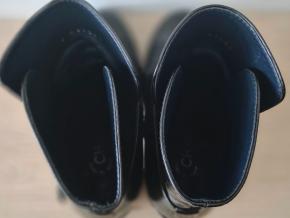 Chanel Black Leather Ankle Boots 14