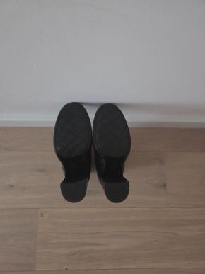 Chanel Black Leather Ankle Boots 5