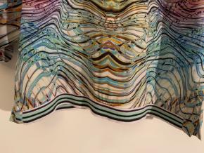 Byblos Printed Silk Boho Top 7