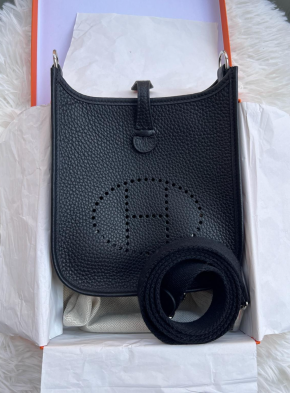 Hermes Black Mini Evelyne 16 4