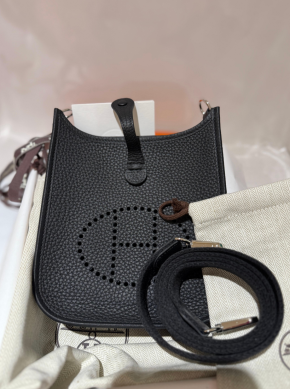 Hermes Black Mini Evelyne 16 2