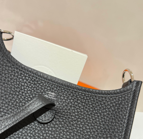 Hermes Black Mini Evelyne 16 7