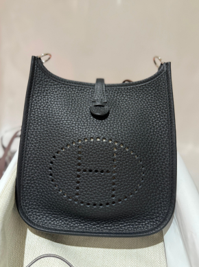 Hermes Black Mini Evelyne 16 6