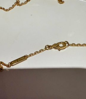 Van Cleef & Arpels Magic Alhambra Blue Agate Long Necklace 4