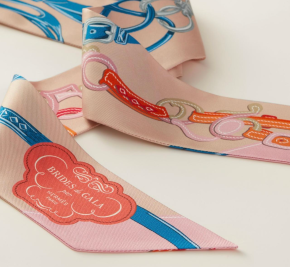 Hermes Multi Silk Twilly 4