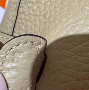 Hermes Mini Evelyne 16 Beige Marfa Clemence 4