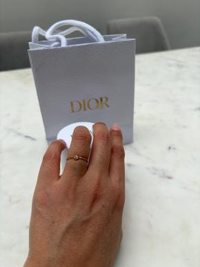 Dior Mimirose Diamond Chain Ring 5