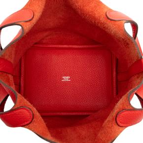 Hermes Rouge Cassaque Clemence Picotin Lock 18 4