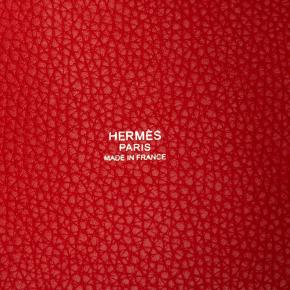 Hermes Rouge Cassaque Clemence Picotin Lock 18 5