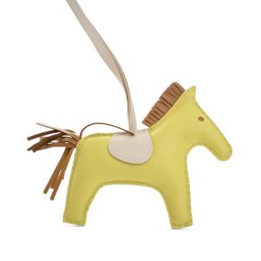 Hermes Milo Lambskin Grigri Rodeo Bag Charm MM 4