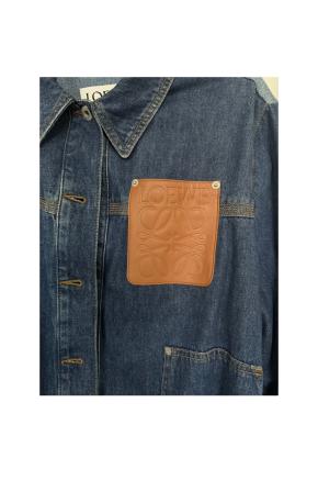Loewe Denim Leather Patch Jacket 6