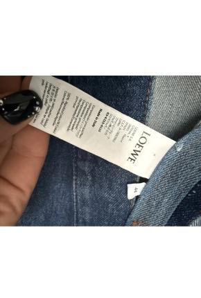 Loewe Denim Leather Patch Jacket 5