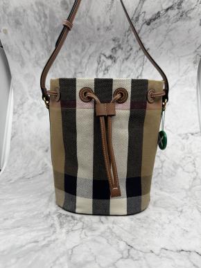 Burberry Striped Bucket Bag 2