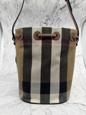 Burberry Striped Bucket Bag 4