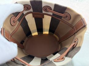 Burberry Striped Bucket Bag 7