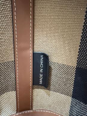 Burberry Striped Bucket Bag 10