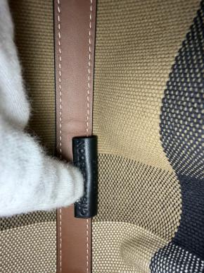 Burberry Striped Bucket Bag 11