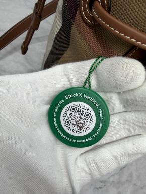 Burberry Striped Bucket Bag 16