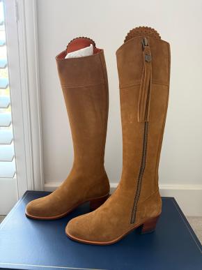 Fairfax & Favor Tan Regina Boots 3