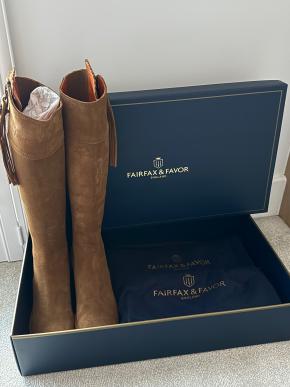 Fairfax & Favor Tan Regina Boots 7