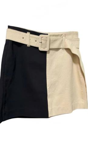 NANUSHKA Dyna Organic Cotton Denim Patchwork Skirt 8