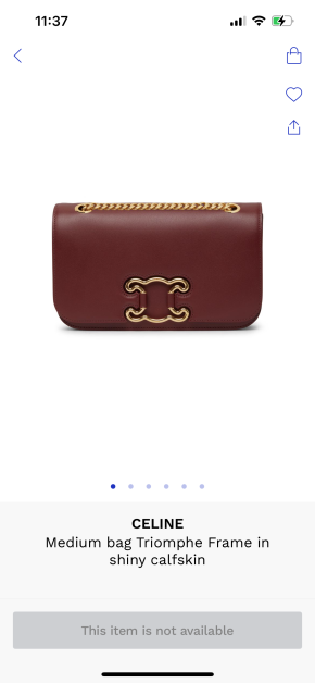 Celine Medium Triomphe Bag 17