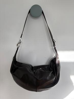 Lemaire Brown Quiver Clip Bag 7