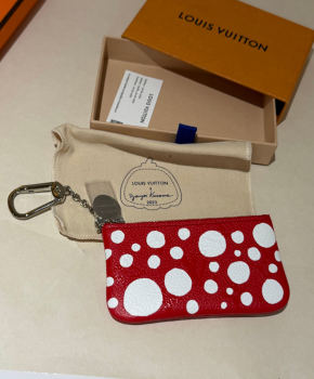 Louis Vuitton x Yayoi Kusama A Red Polka Dot Key Pouch 2