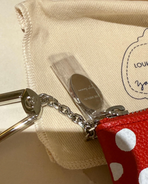 Louis Vuitton x Yayoi Kusama A Red Polka Dot Key Pouch 4