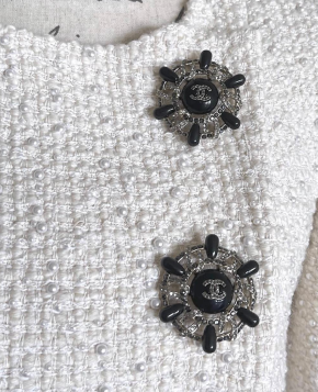 Chanel Cream Metiers D'Art Jacket 3