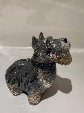 Judith Lieber Crystal Terrier Clutch 4