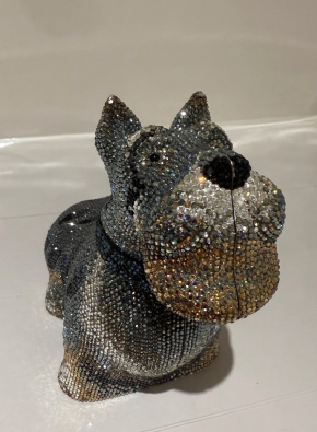 Judith Lieber Crystal Terrier Clutch 3