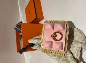 Hermes Pink MedorPicnic Sakura Bracelet 3